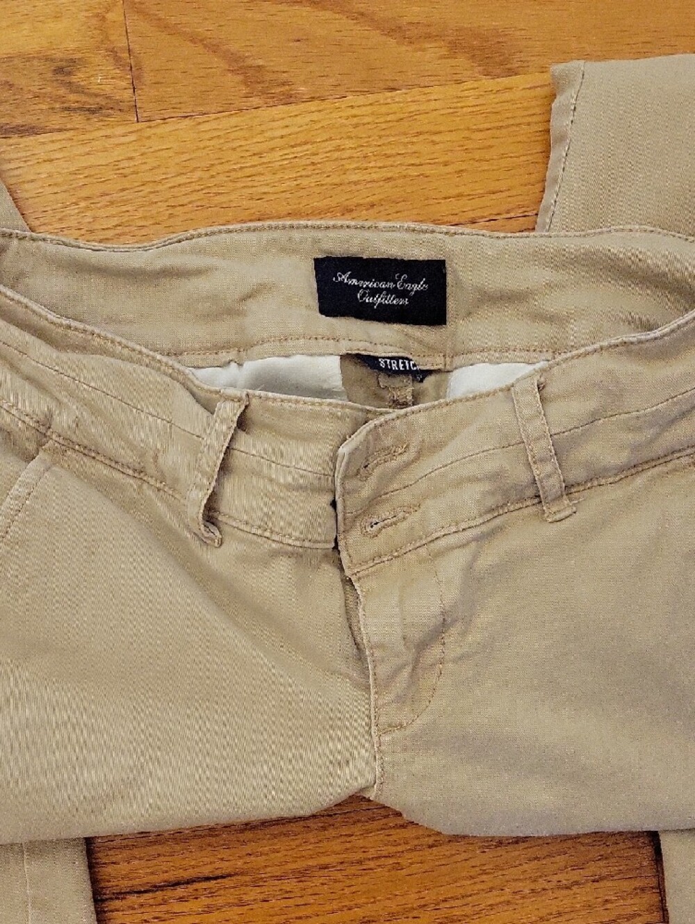 American Eagle Outfitters Khaki/Tan Chino Pants - Picture 3 of 4